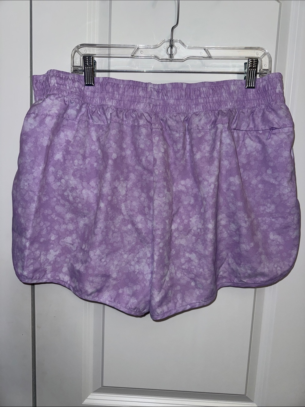 Athletic Works Purple Tie-Dye Athletic Shorts - Picture 3 of 6